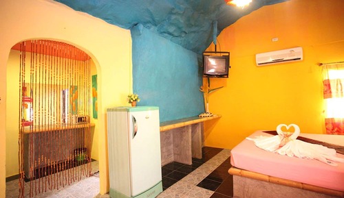 Habitación familiar, vistas al jardín