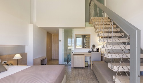 Dúplex, 2 habitaciones, vistas al jardín