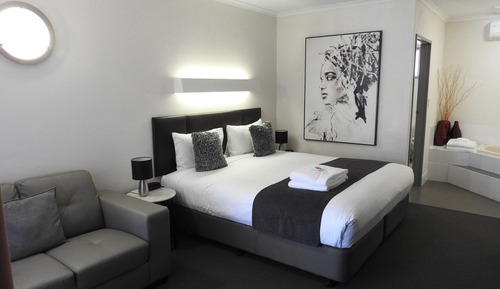 Suite Premium, 1 cama de matrimonio grande, bañera de hidromasaje