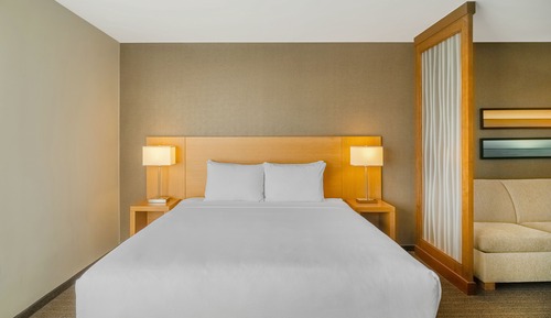 Habitación estándar, 1 cama de matrimonio grande con sofá cama