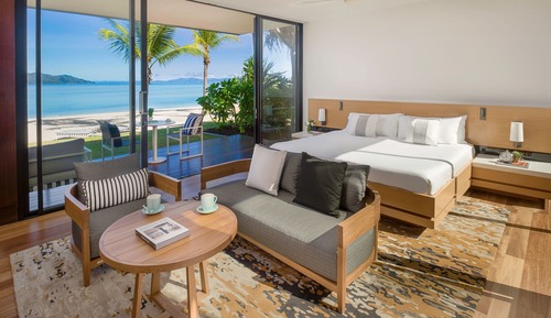 Villa, 1 cama de matrimonio grande, frente a la playa (Pool, Adults Only)