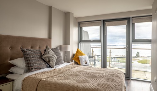 Apartamento Deluxe, 2 habitaciones, vistas al mar