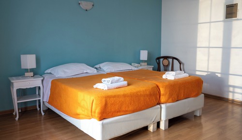 Habitación familiar, vistas al mar
