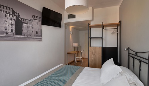 Habitación panorámica con 1 cama doble o 2 individuales, 1 habitación, vistas a la ciudad