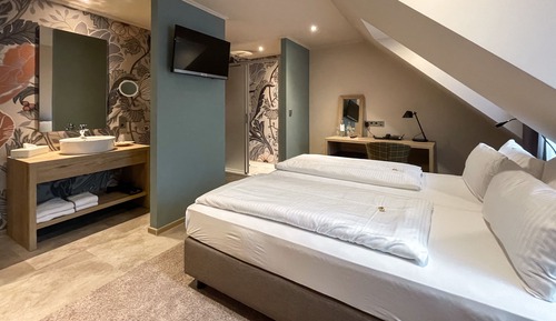 Habitación estándar doble, 1 cama doble, vistas al río