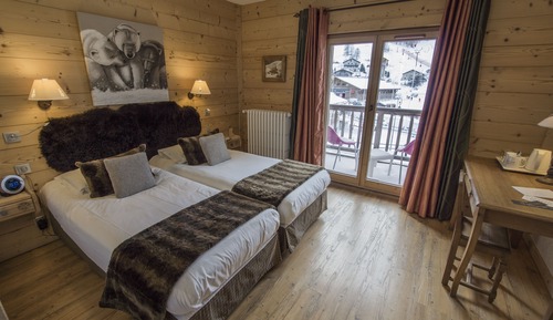 Habitación romántica con 1 cama doble o 2 individuales
