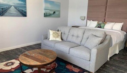 Suite estudio de lujo, 1 cama de matrimonio grande con sofá cama, vistas al lago