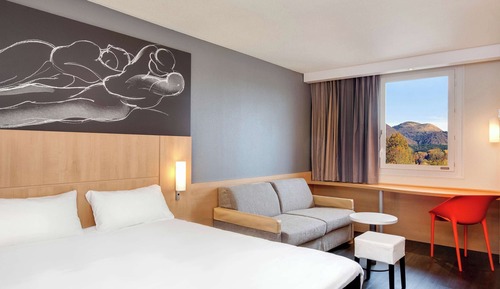 Habitación estándar doble, 1 cama doble con sofá cama