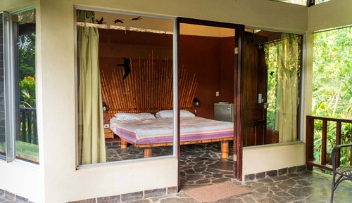 Habitación estándar doble, 1 cama de matrimonio grande, terraza, en la zona del jardín
