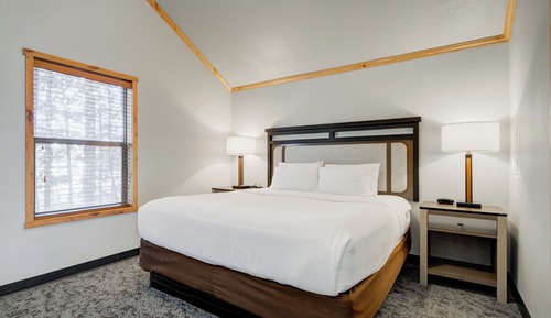 Cabaña, 1 cama de matrimonio grande