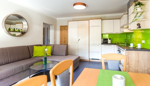 Apartamento Premium, 2 habitaciones, baño privado, junto a la montaña