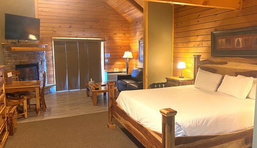 Cabaña Confort, 1 habitación, junto a la montaña (C 50R,Pet Friendly,May hear neighbors)