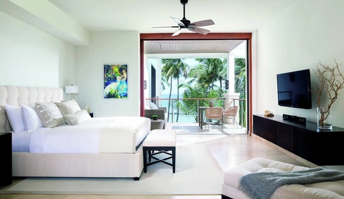 Habitación, 2 habitaciones, no fumadores, frente al mar (Residence With Den)