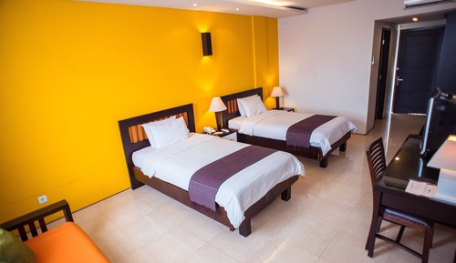 Habitación superior con 2 camas individuales