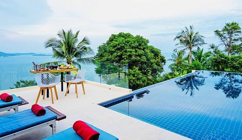 Two-Bedroom Ocean View Grand Pool Villa