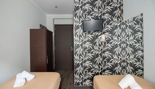Habitación básica con 2 camas individuales