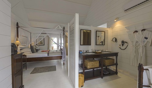 Habitación, frente a la playa