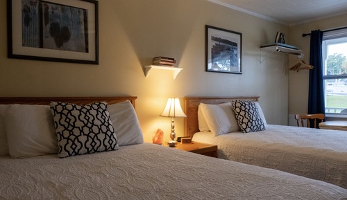 Habitación Confort, 2 camas de matrimonio, vistas al lago