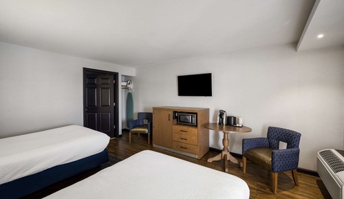 Habitación estándar, 2 camas de matrimonio, no fumadores, frigorífico y microondas