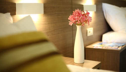 Habitación familiar, vistas al complejo turístico