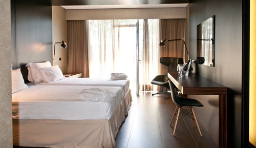 Habitación individual, vistas al jardín