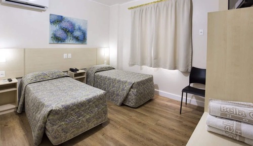 Habitación con 1 cama doble o 2 individuales