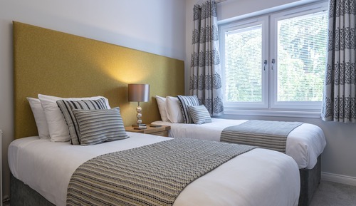 Apartamento Deluxe, 2 habitaciones, en la zona del jardín (ICS Hedgefield Culduthel Road)