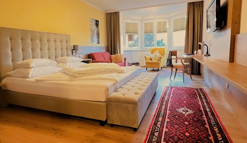Habitación doble superior, vistas al jardín, en la zona del jardín