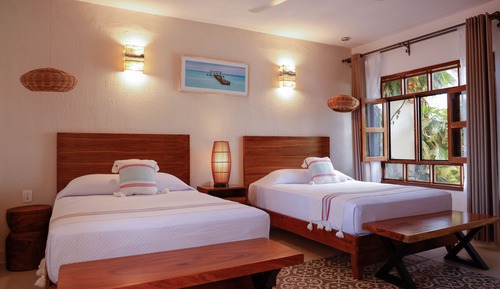 Habitación estándar doble, 2 camas dobles