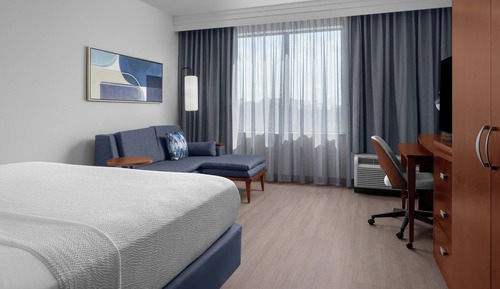 Habitación, 1 cama de matrimonio grande con sofá cama