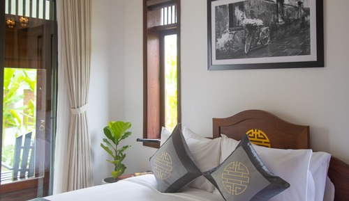 Habitación cuádruple familiar, vistas al jardín