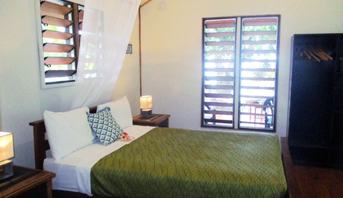 Bungalow, 1 cama de matrimonio, vistas a la playa