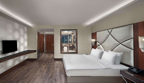 Habitación Deluxe, 1 cama de matrimonio grande, vistas a la ciudad