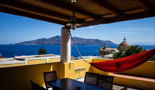 Suite estudio junior, terraza, vistas al mar