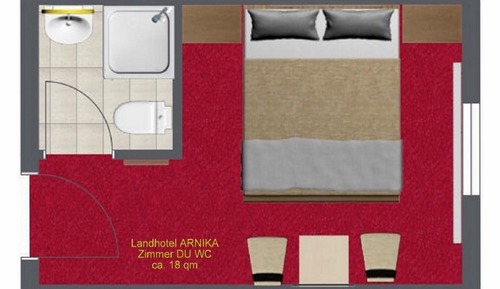 Habitación doble, vistas a la montaña (Arnika)