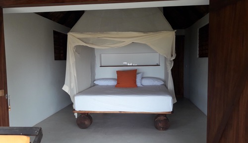 Cabaña estándar, 1 cama de matrimonio, junto a la playa