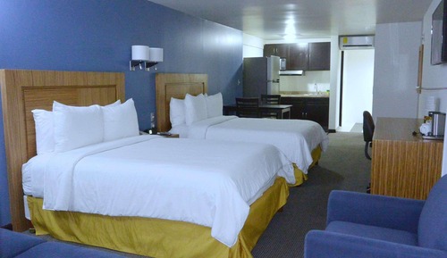 Habitación, 2 camas dobles, no fumadores, cocina básica (Extended Stay)