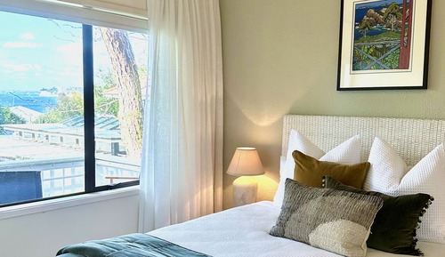 Habitación Premium, cocina básica, vistas parciales al mar