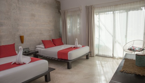 Habitación doble, 2 camas dobles
