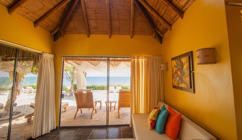 Suite de lujo, 1 cama de matrimonio con sofá cama, vistas al mar