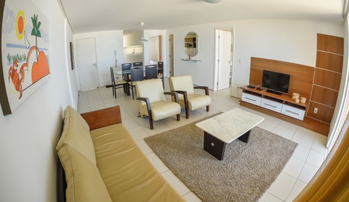 Apartamento familiar, 2 habitaciones, vistas parciales al mar