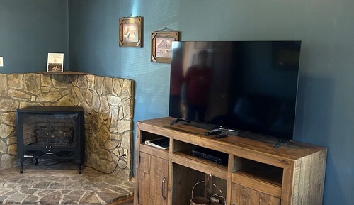 Cabaña económica, 1 cama de matrimonio, chimenea