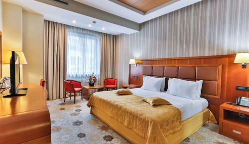 Habitación Deluxe doble, 1 cama de matrimonio grande, no fumadores, vistas a la ciudad