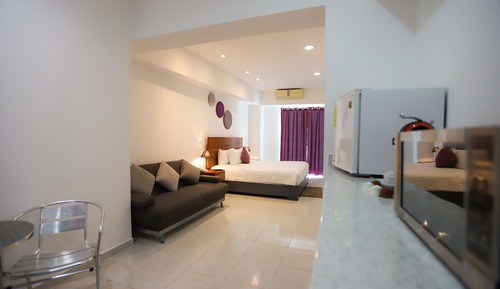 Suite, 1 cama de matrimonio grande con sofá cama, no fumadores