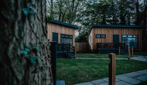 Cabaña de lujo, 1 cama de matrimonio grande