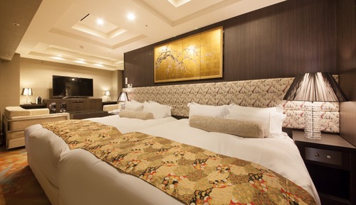 Suite, 4 habitaciones, no fumadores ((2Queen Bed) - Top Floor-Sukiyaki)