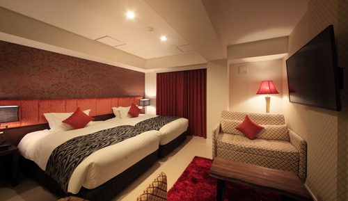 Habitación Confort con 2 camas individuales, no fumadores (2 Semi Double Bed, ShabuShabu Dinner)