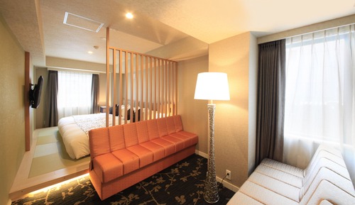 Habitación con 2 camas individuales, no fumadores, en edificio anexo (2 Double Bed, Sukiyaki Dinner)