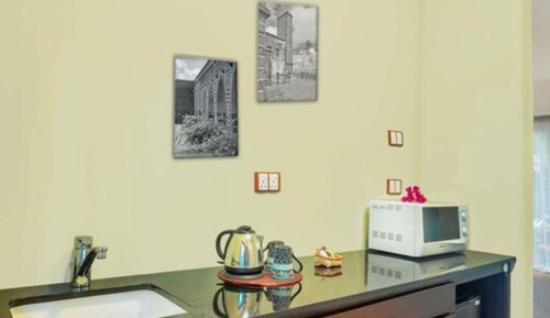 Habitación doble superior, cocina básica