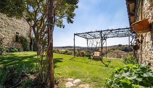 Apartamento panorámico, 1 habitación, balcón, vistas al viñedo